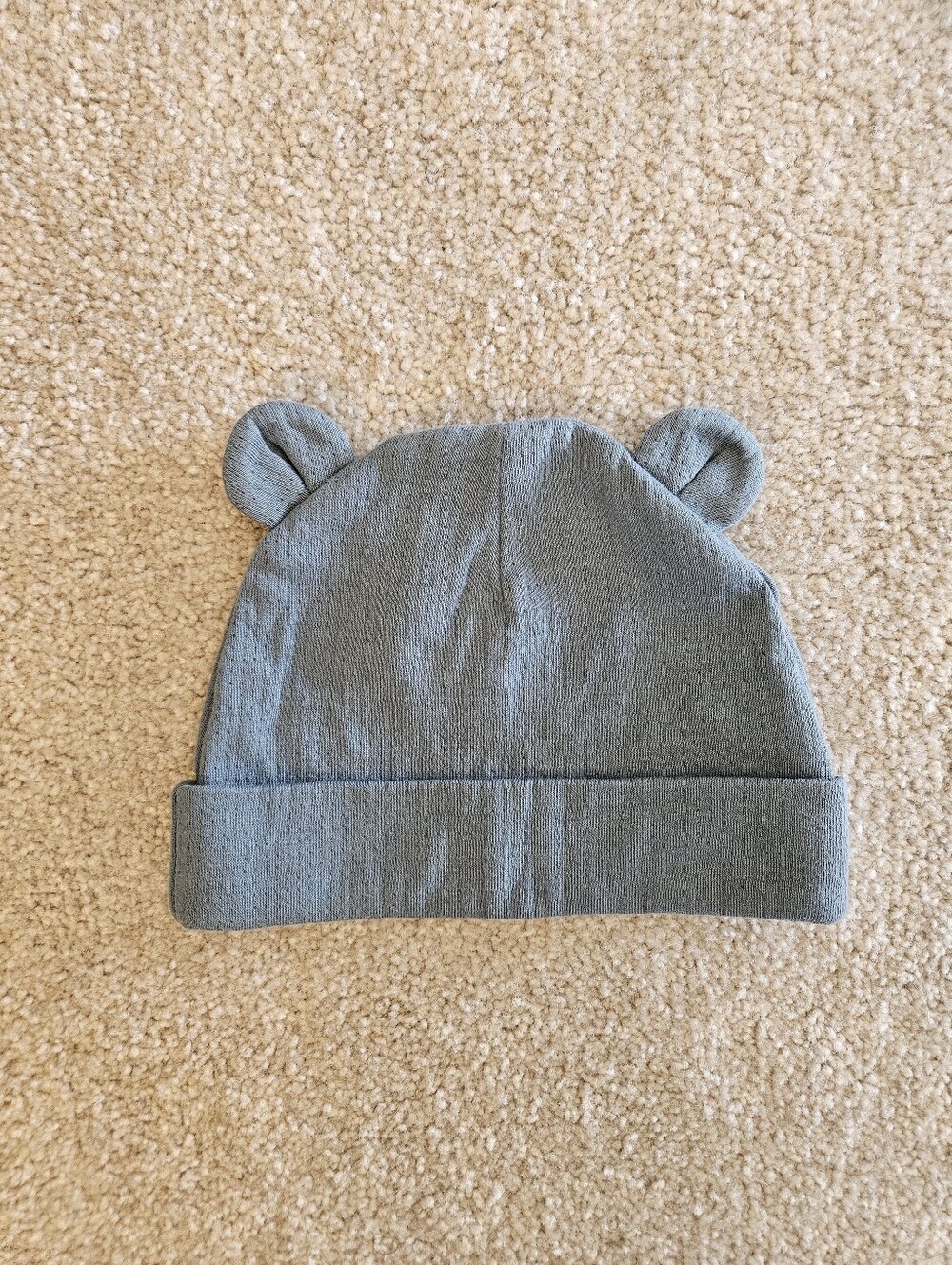 Quincy Mae Ocean Knit Wrap Footie with Matching Hat | 3-6 Months - Picture 3 of 6